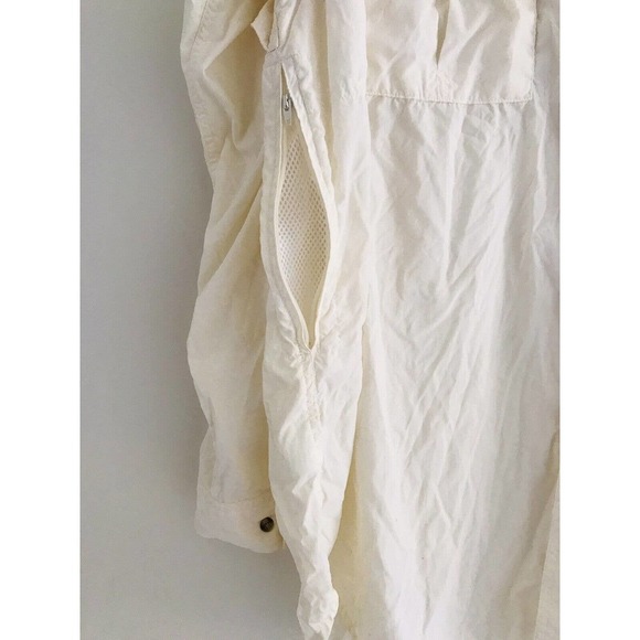 North Face | Lightweight Trail Jacket Top Button Down Mens XL Beige Long Sleeves - Picture 7 of 9